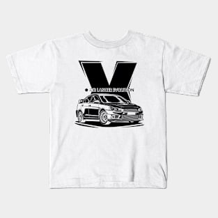 Lancer Evolution - Black Print Kids T-Shirt